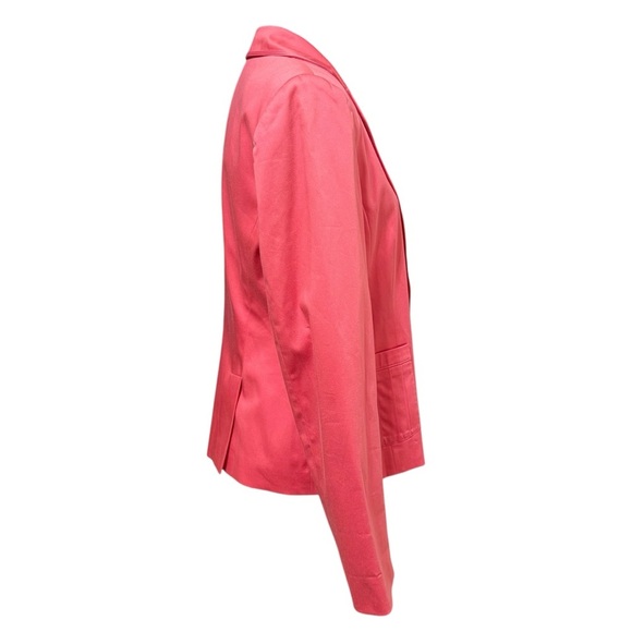 INC Pink Blazer Large Single Button Office Careerwear Siren Power Jacket 90s Y2K - Picture 2 of 7